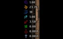 The Binding of Isaac: Afterbirth Color Stat HUD Icons